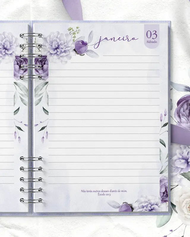 Agenda 2026 Floral Violeta 1 DPP versiculos