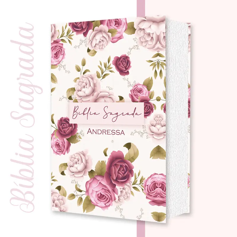 Biblia Sagrada Rosas versão NVI ou JFA
