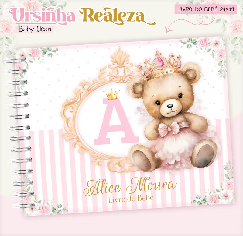 Kit Ursinha Realeza Rosa