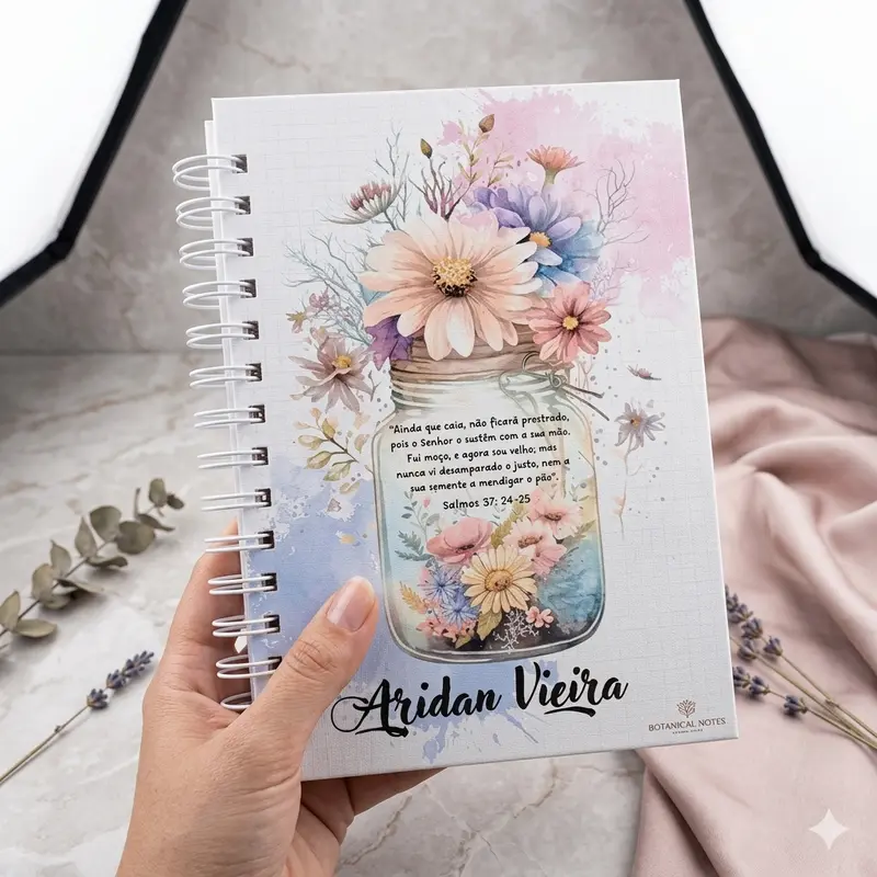 Caderno Devocional Flores do Campo