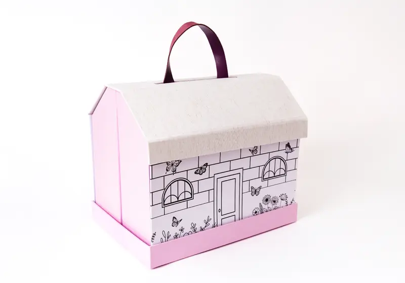 Casinha para colorir