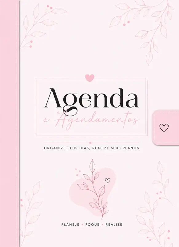 Agenda Agendamentos Capa Personalizada